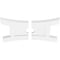 Ekena Millwork Haven Architectural Grade PVC Ceiling Medallion, 26"W x 17 3/8"H x 3"ID x 5 1/2"C x 1"P, Two-Piece CMP26X17HN2-03000 - alternate 3